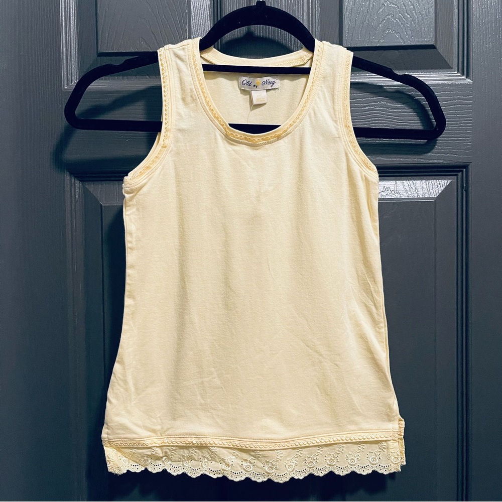 Old Navy Girls New With Tags Yellow Tank Top